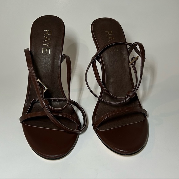 Raye Bali heel Brown size 7.5 Never worn - Picture 2 of 16
